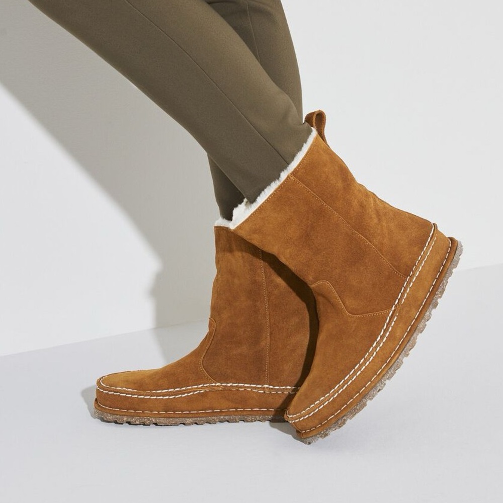 Birkenstock Lahti Suede Leather Ankle Boots Size 38 (7) NWOT